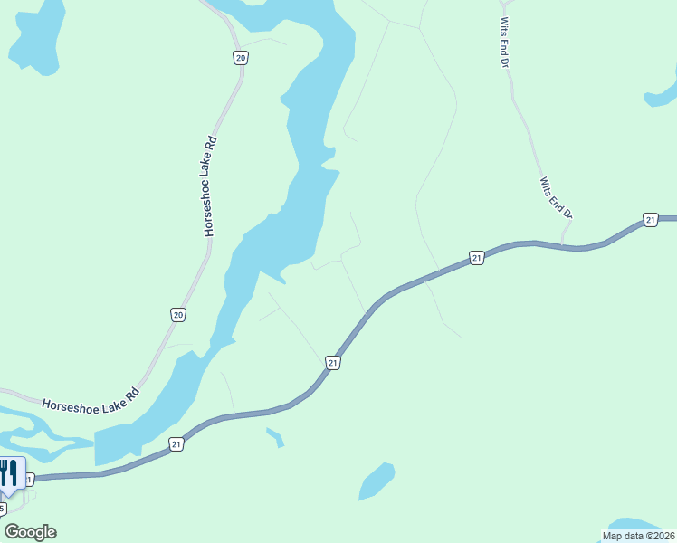 map of restaurants, bars, coffee shops, grocery stores, and more near 1041 Welch Road in Minden