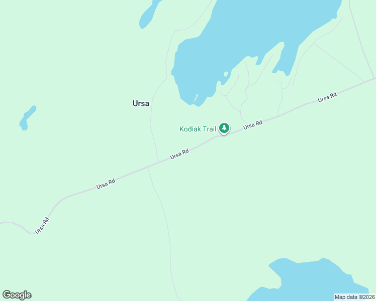 map of restaurants, bars, coffee shops, grocery stores, and more near Ursa Road in Haliburton County