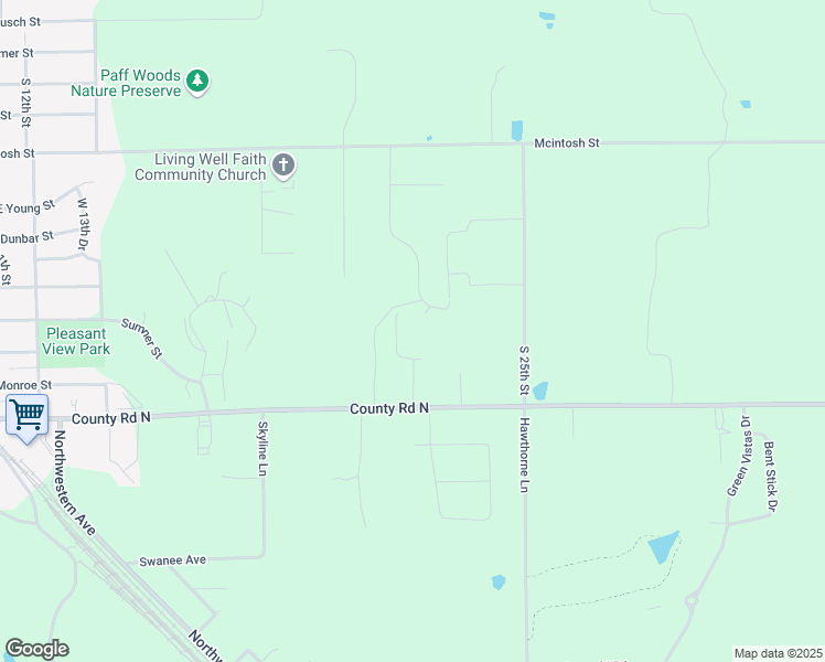 map of restaurants, bars, coffee shops, grocery stores, and more near 2100 Townline Road in Wausau