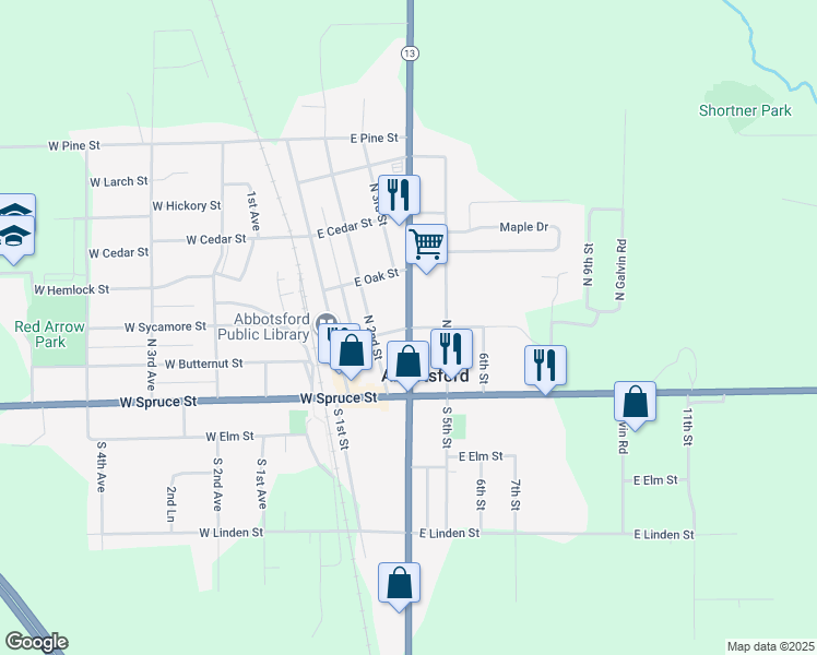201 4th Street, Abbotsford WI Walk Score