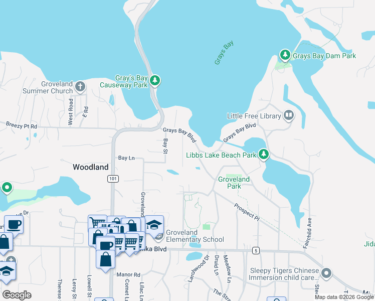 map of restaurants, bars, coffee shops, grocery stores, and more near 2940 Beechwood Avenue in Wayzata