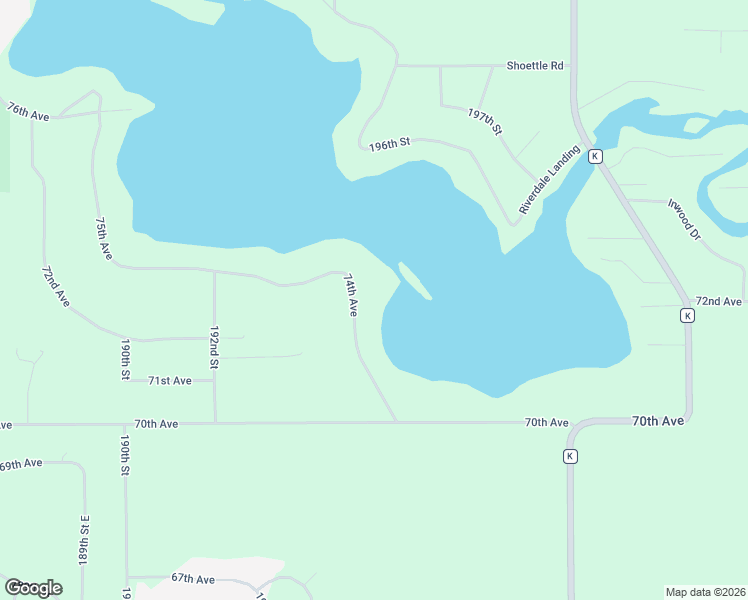 map of restaurants, bars, coffee shops, grocery stores, and more near 19550 74th Avenue in Chippewa Falls