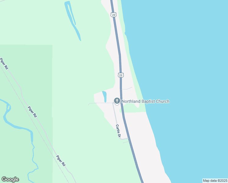 map of restaurants, bars, coffee shops, grocery stores, and more near 8762-8898 U.S. 23 in Alpena County
