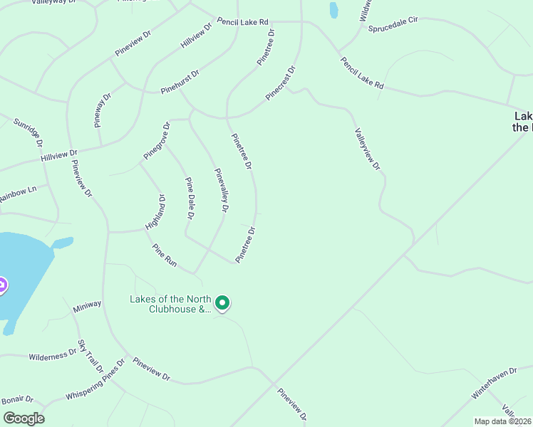 map of restaurants, bars, coffee shops, grocery stores, and more near 5723 Pinetree Drive in Antrim