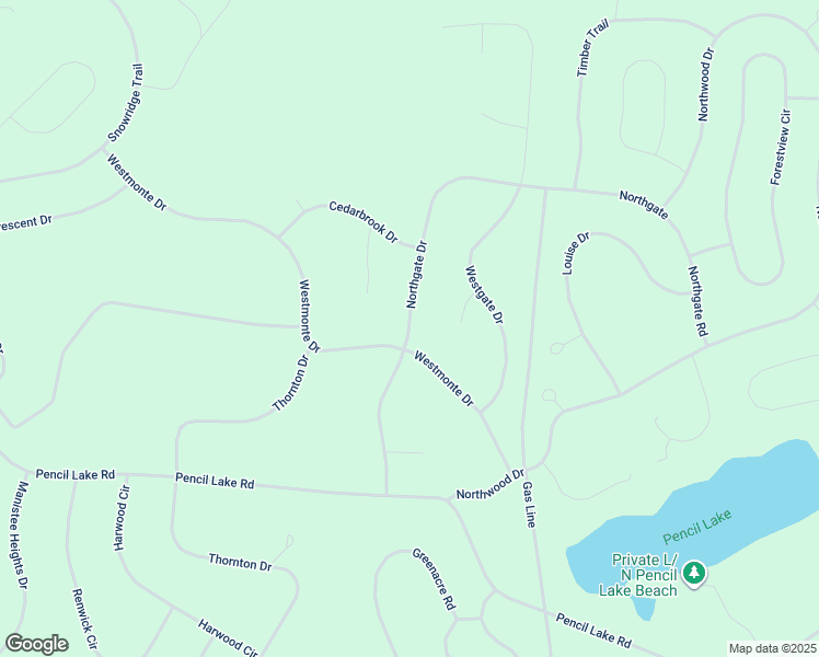 map of restaurants, bars, coffee shops, grocery stores, and more near Northgate Drive in Elmira