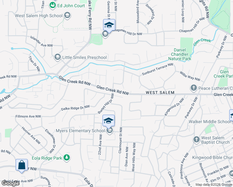 map of restaurants, bars, coffee shops, grocery stores, and more near in Salem