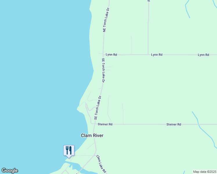map of restaurants, bars, coffee shops, grocery stores, and more near 5715 Southeast Torch Lake Drive in Bellaire