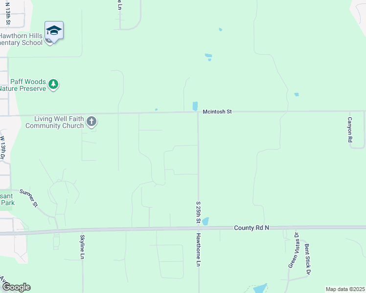 map of restaurants, bars, coffee shops, grocery stores, and more near 2106 21st Street in Wausau