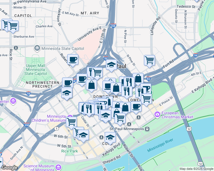 9th Street East, St. Paul MN Walk Score