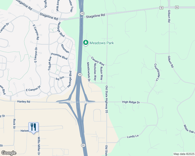 map of restaurants, bars, coffee shops, grocery stores, and more near 43 Nicholas Way in Hudson