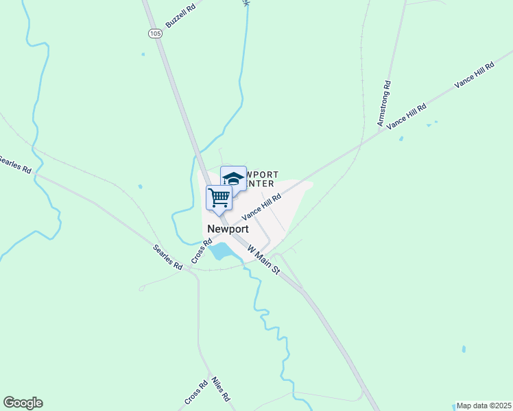 map of restaurants, bars, coffee shops, grocery stores, and more near 9 Westover Drive in Newport