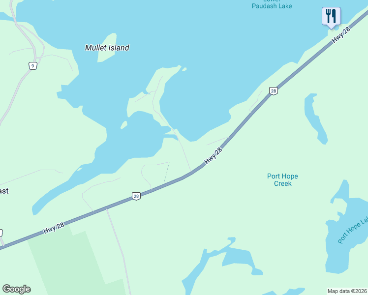 map of restaurants, bars, coffee shops, grocery stores, and more near Ruthven Road in Harcourt