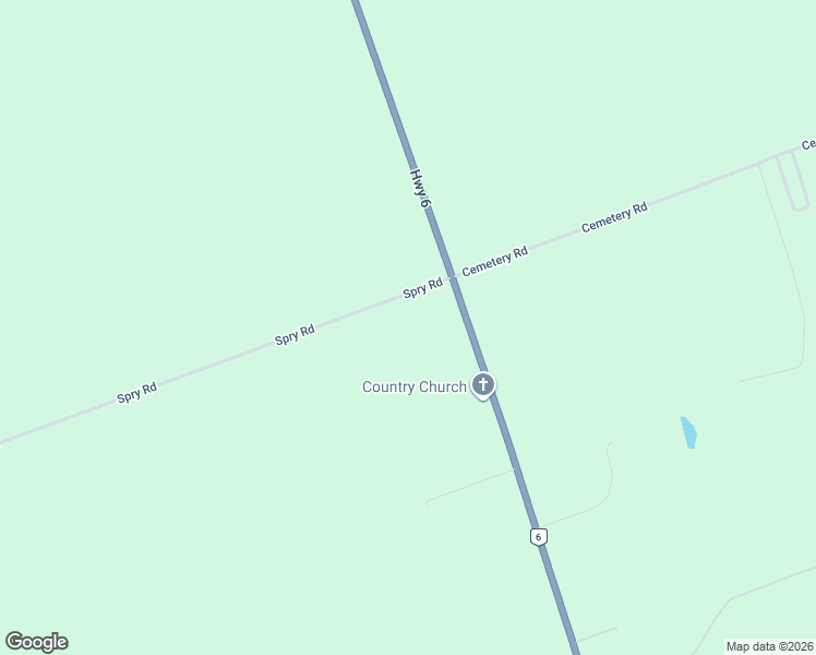 map of restaurants, bars, coffee shops, grocery stores, and more near 11 Spry Road in Northern Bruce Peninsula