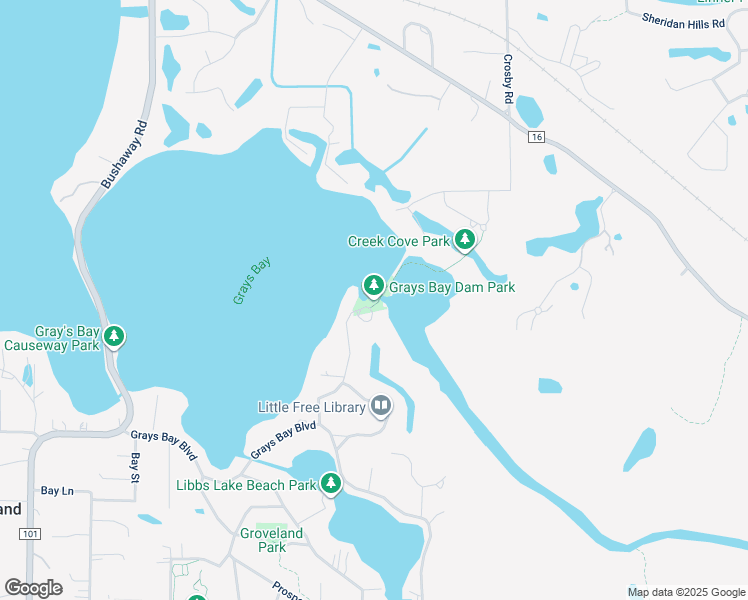 map of restaurants, bars, coffee shops, grocery stores, and more near 16501 Grays Bay Boulevard in Wayzata