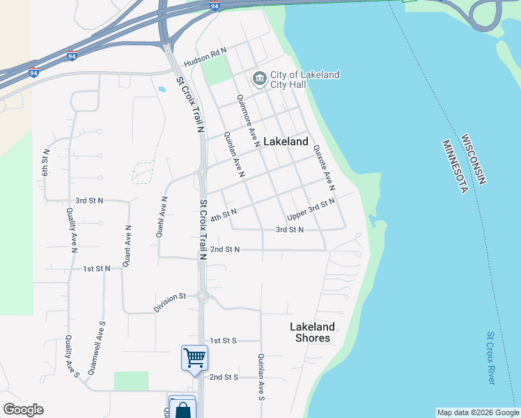 map of restaurants, bars, coffee shops, grocery stores, and more near 16691 4th Street North in Lakeland