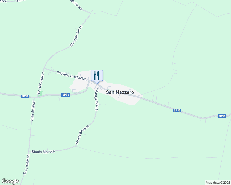 map of restaurants, bars, coffee shops, grocery stores, and more near 104 Argine Filippina in San Nazzaro