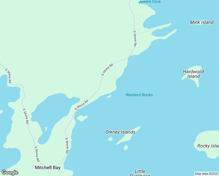 map of restaurants, bars, coffee shops, grocery stores, and more near 8 South Shore Road in Moser River