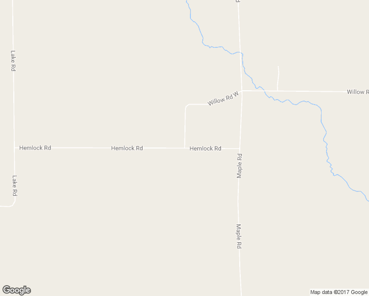 map of restaurants, bars, coffee shops, grocery stores, and more near Hemlock Road in Birnamwood