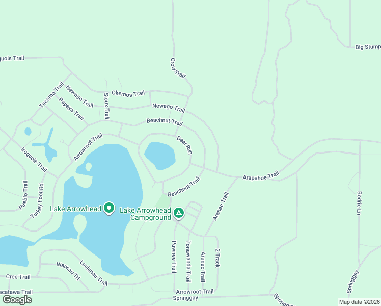 map of restaurants, bars, coffee shops, grocery stores, and more near 6941 Deer Run in Gaylord