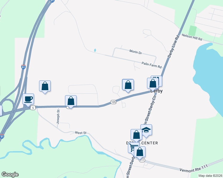 map of restaurants, bars, coffee shops, grocery stores, and more near 140 Kingsbury Circle in Derby