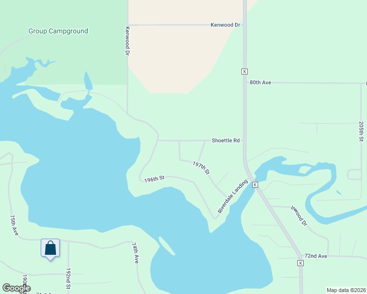 map of restaurants, bars, coffee shops, grocery stores, and more near 19723 78th Avenue in Chippewa Falls