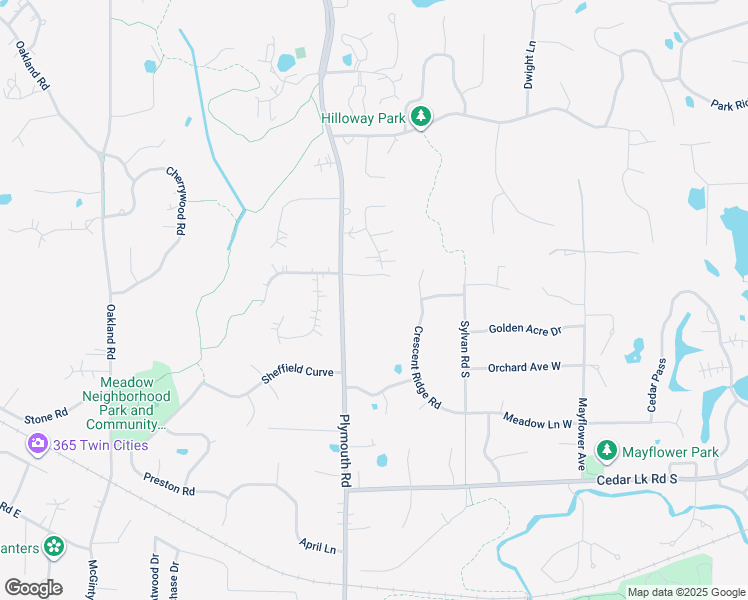 map of restaurants, bars, coffee shops, grocery stores, and more near 2511 Plymouth Road in Hopkins