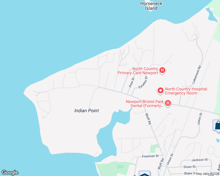 map of restaurants, bars, coffee shops, grocery stores, and more near 850 Bluff Road in Newport