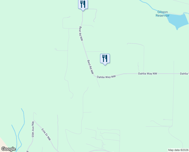map of restaurants, bars, coffee shops, grocery stores, and more near 4879-4899 Dahlia Way Northwest in Salem