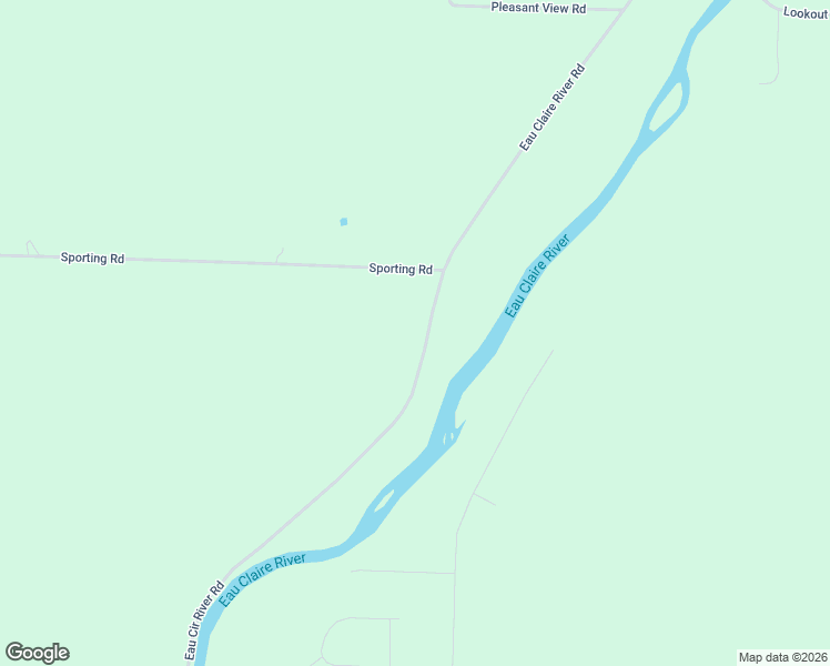 map of restaurants, bars, coffee shops, grocery stores, and more near 230352 Eau Claire River Road in Ringle