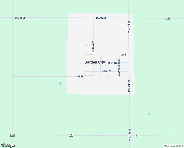 map of restaurants, bars, coffee shops, grocery stores, and more near 4th Street in Garden City