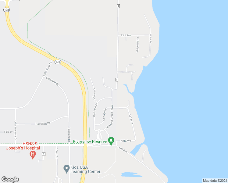 map of restaurants, bars, coffee shops, grocery stores, and more near 1421 Wissota Green Parkway in Chippewa Falls