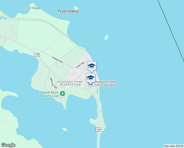 map of restaurants, bars, coffee shops, grocery stores, and more near 22 Bayview Drive in Perry