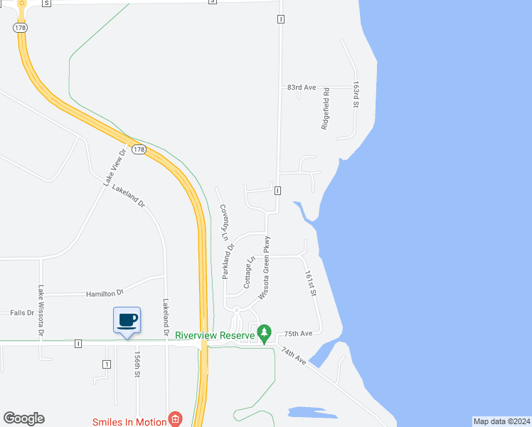 map of restaurants, bars, coffee shops, grocery stores, and more near 1421 Wissota Green Parkway in Chippewa Falls