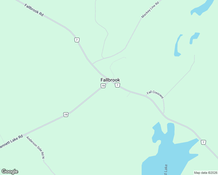 map of restaurants, bars, coffee shops, grocery stores, and more near 1431 County Road 7 in Balderson