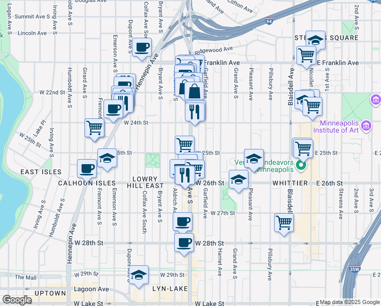 Lyndale Ave S & W 25th St, Minneapolis MN Walk Score