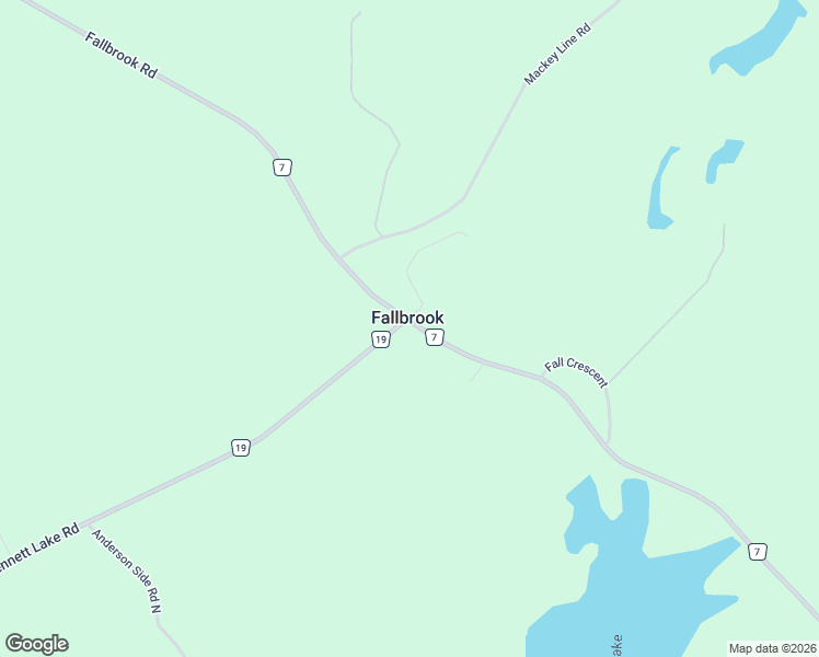 map of restaurants, bars, coffee shops, grocery stores, and more near 1431 County Road 7 in Balderson