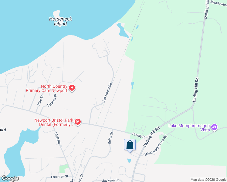 map of restaurants, bars, coffee shops, grocery stores, and more near 265 Saint Laurent Street in Newport