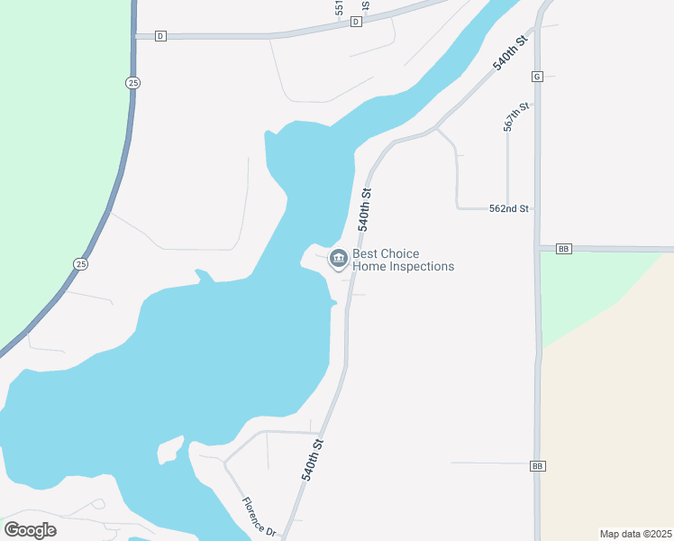 map of restaurants, bars, coffee shops, grocery stores, and more near N7673 540th Street in Menomonie