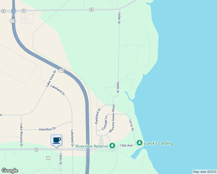 map of restaurants, bars, coffee shops, grocery stores, and more near 1390 Coventry Lane in Chippewa Falls