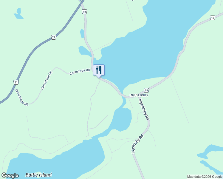 map of restaurants, bars, coffee shops, grocery stores, and more near 1214 Kashagawigamog Lake Road in Haliburton County