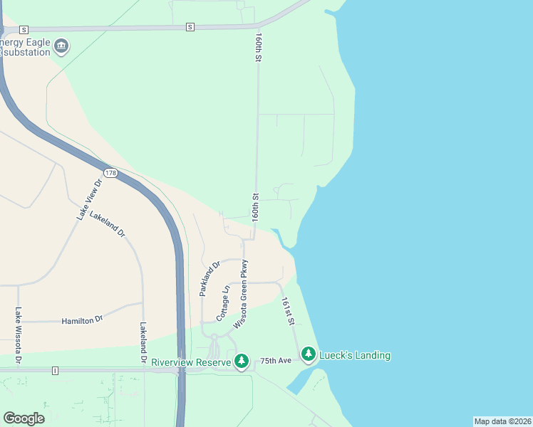 map of restaurants, bars, coffee shops, grocery stores, and more near 7943 160th Street in Chippewa Falls