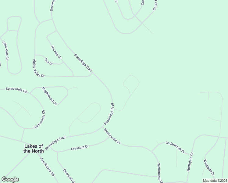 map of restaurants, bars, coffee shops, grocery stores, and more near 5049 Snowridge Trail in Elmira