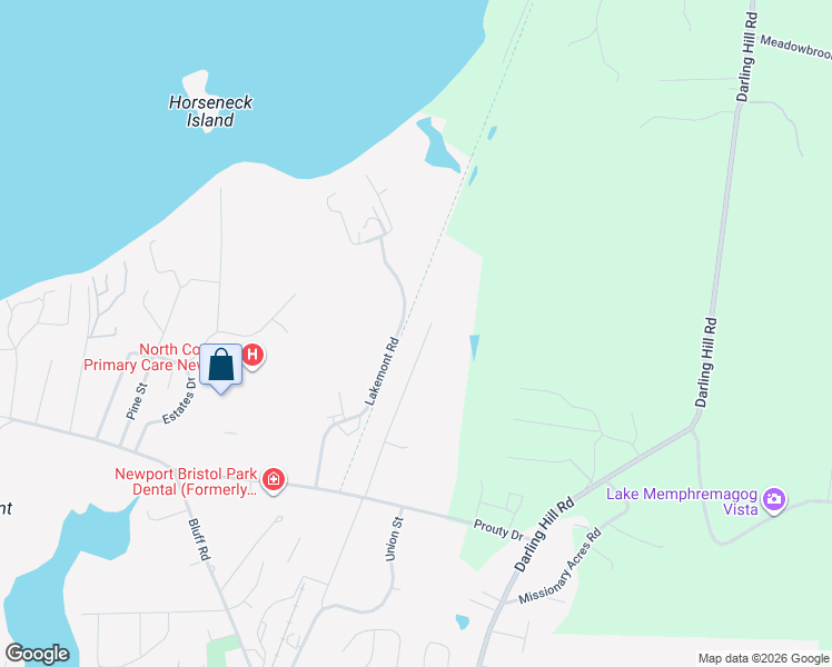 map of restaurants, bars, coffee shops, grocery stores, and more near 265 Saint Laurent Street in Newport