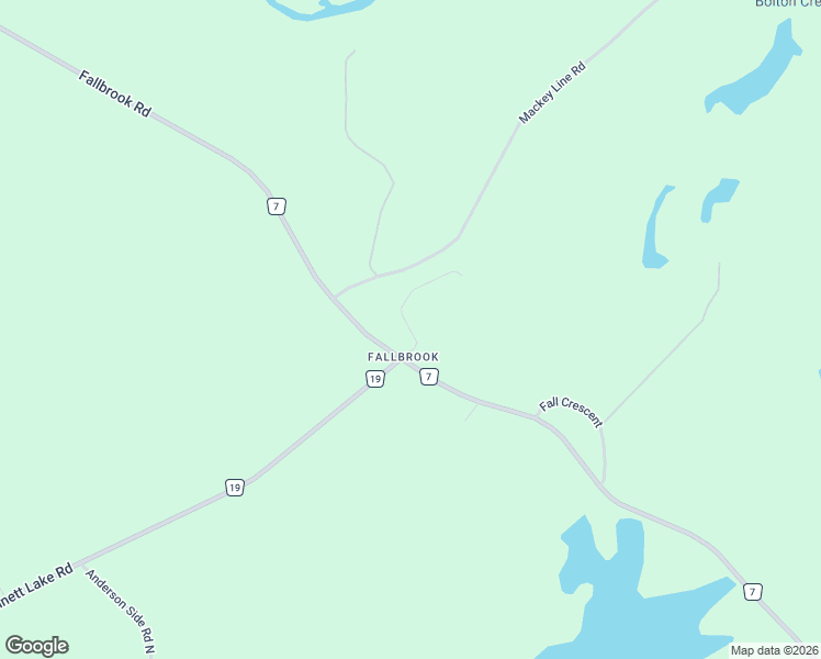map of restaurants, bars, coffee shops, grocery stores, and more near Mill Road in Tay Valley