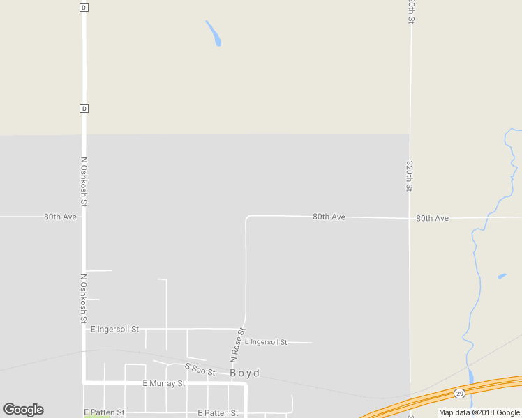 map of restaurants, bars, coffee shops, grocery stores, and more near 930 East Meyer Road in Boyd