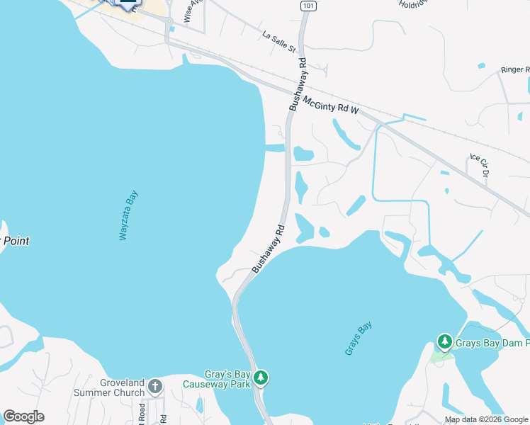 map of restaurants, bars, coffee shops, grocery stores, and more near 555 Bushaway Road in Wayzata