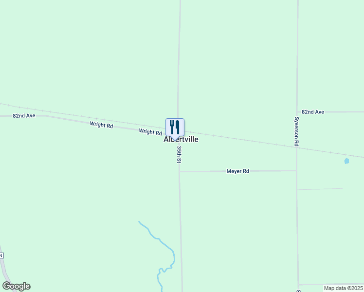 map of restaurants, bars, coffee shops, grocery stores, and more near 8103 35th Street in Colfax