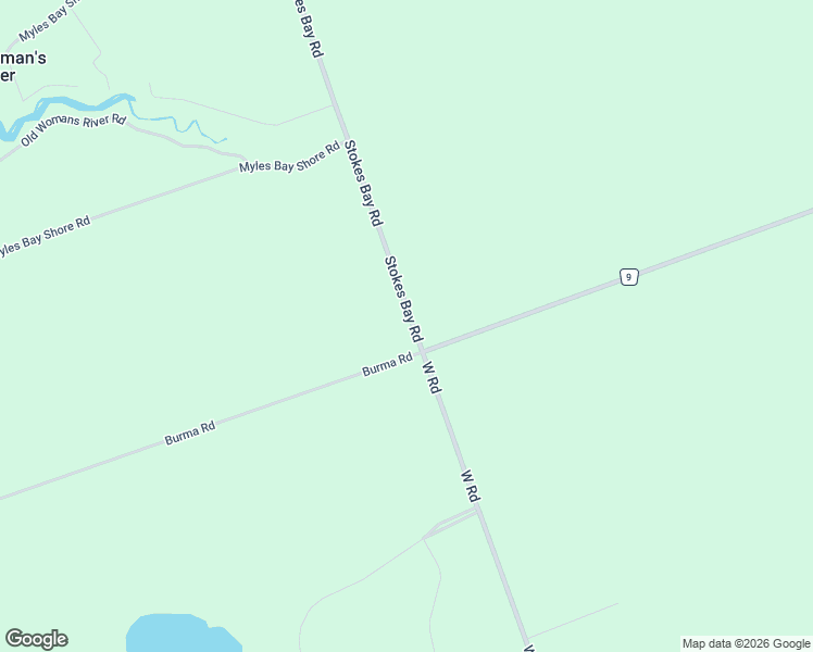 map of restaurants, bars, coffee shops, grocery stores, and more near 9 Stokes Bay Road in Lion's Head