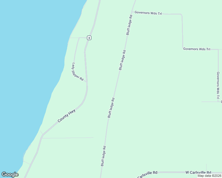 map of restaurants, bars, coffee shops, grocery stores, and more near 5939 Bluffledge Road in Sturgeon Bay