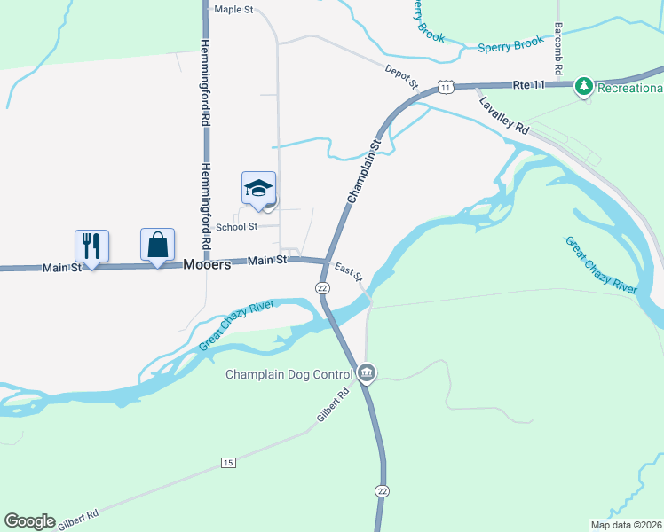 map of restaurants, bars, coffee shops, grocery stores, and more near 13 Co Road 15 in Altona